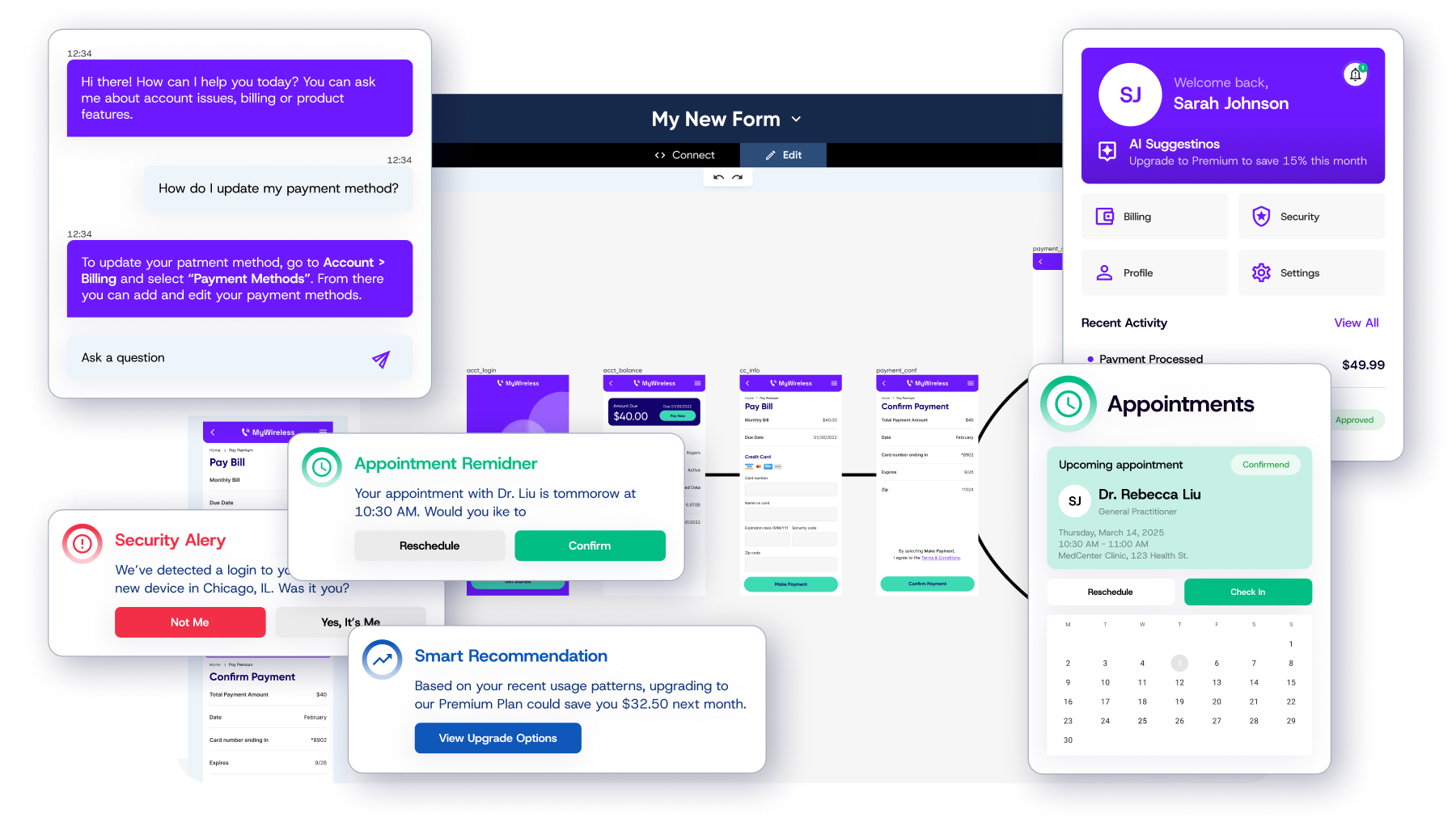 Intelligent, digital self-service - streamlined digital experiences so customers can help themselves