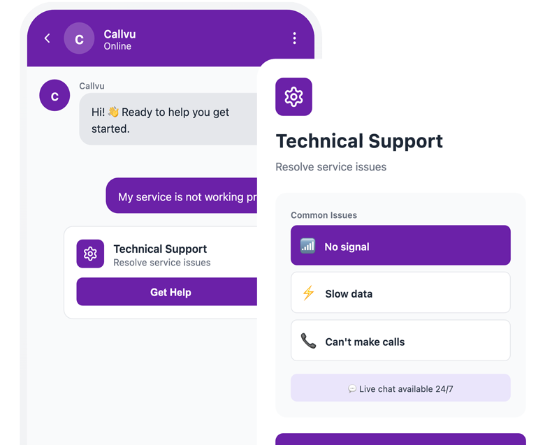 Validate, log, and route actions Callvu Agentic CX