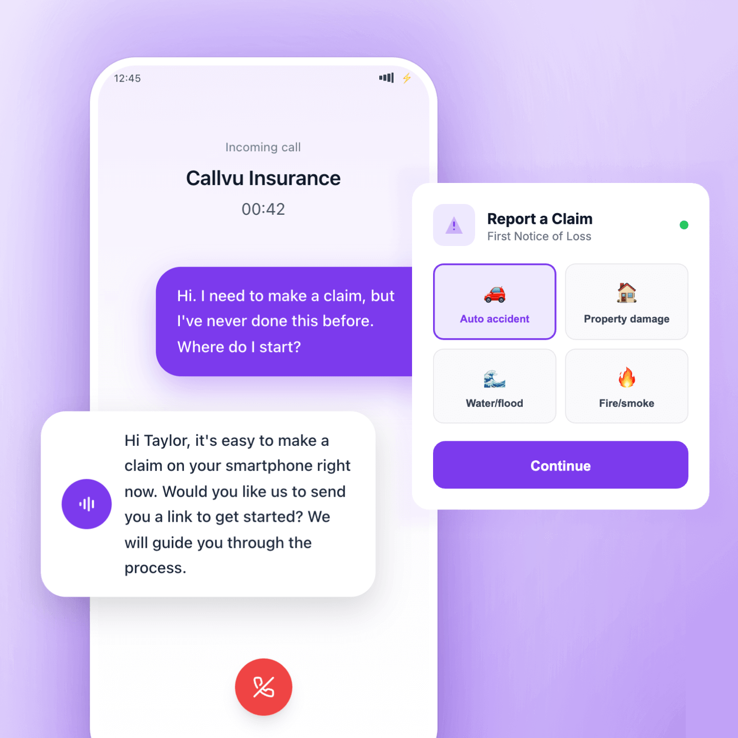 Insurance CX Automation Claims & FNOL - Callvu Agentic CX