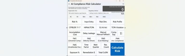 The Financial Risk Calculator Measuring the Cost of Compliance Digital Neglect CoDN